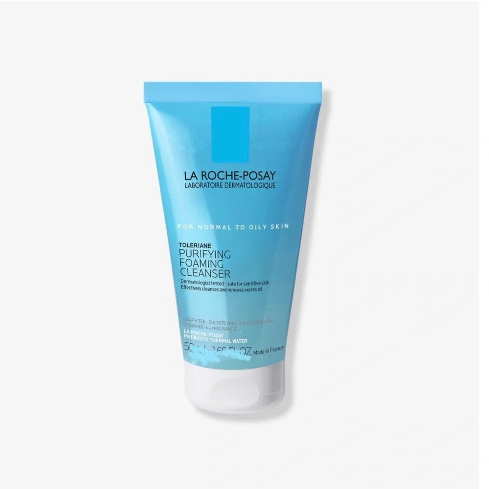 LA ROCHE-POSAY 4p Toleriane Purifying Foaming Cleanser 0.5oz NIP